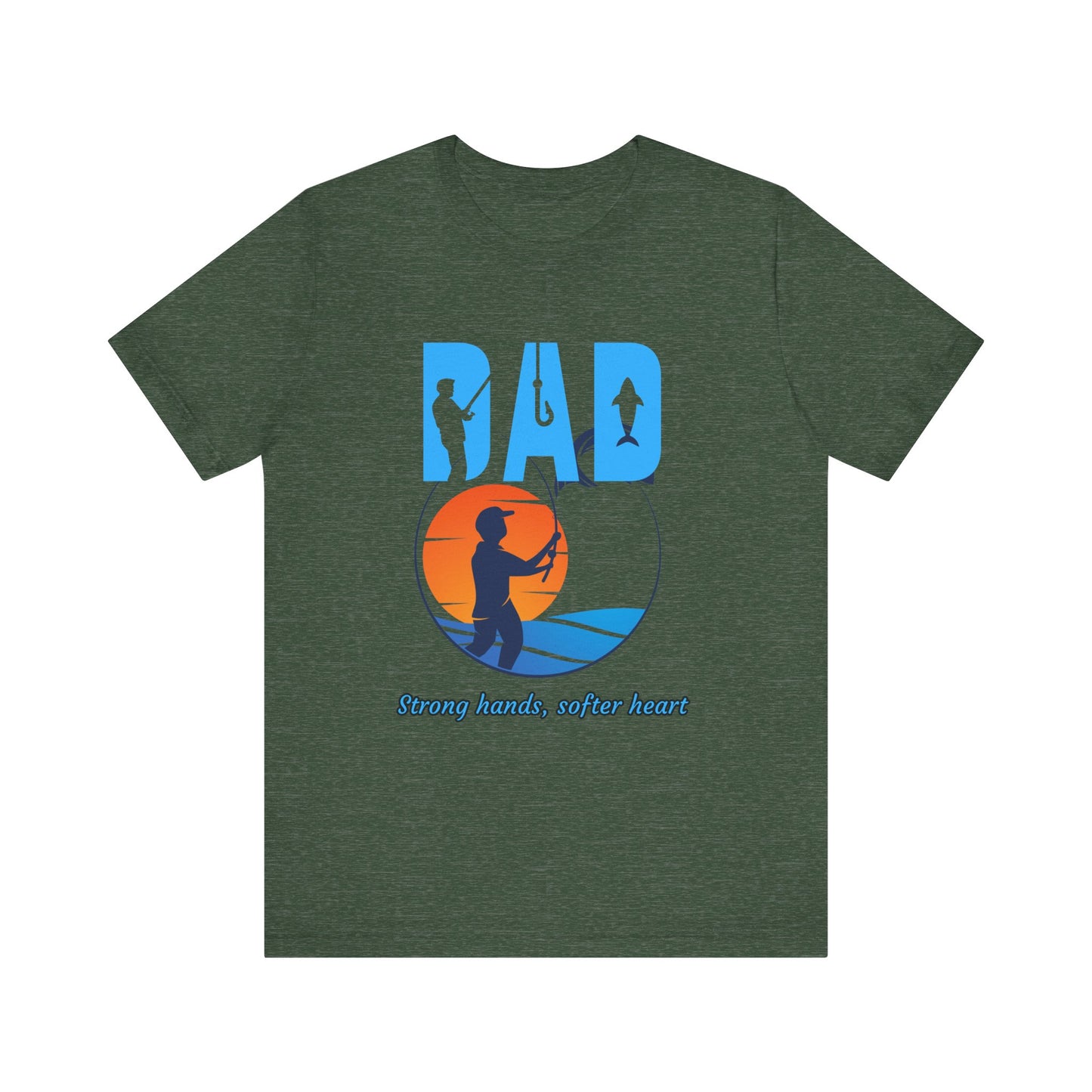 Fishing Dad Tee - Strong Hands, Soft Heart | Great Gift for Father's Day, Casual Wear, Outdoor Adventures, Dad's Birthday, Summer [...]