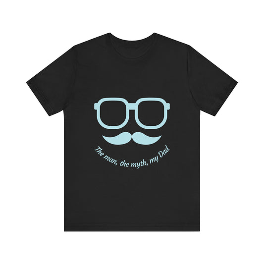 Dad Myth Short Sleeve Tee, Father's Day Gift, Unisex T-Shirt, Funny Dad Shirt, Casual Dad Apparel, Gift for Him