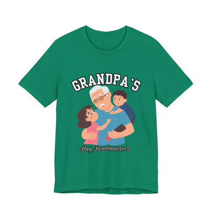 Grandpa's Fun Headquarters Tee | Family Gift, Father's Day, Grandparent's Day, Casual Wear, Cute Graphic Shirt
