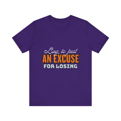 Motivational Fitness Tee, Unisex Jersey Short Sleeve Tee - 'Laziness is just an excuse for losing', Workout Apparel, Gym Shirt, Gift [...]