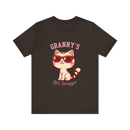 Cool Cat Grandma Tee | Fun Cat Shirt, Gifts for Cat Lovers, Quirky Quote Top, Cat Mom Gift, Casual Wear