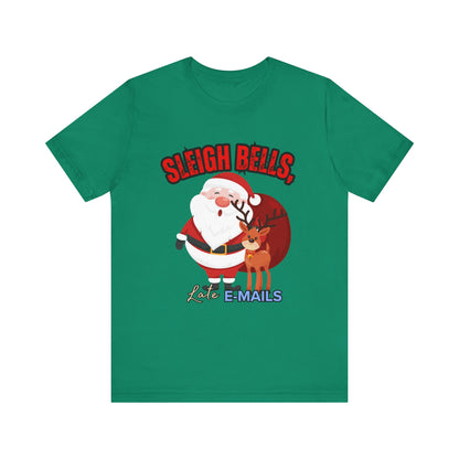 Festive Santa Graphic Tee, Holiday Apparel, Unisex Christmas Shirt, Funny Christmas Gift, Seasonal T-Shirt