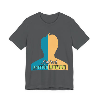 Limited Edition Human Tee - Unisex Jersey Short Sleeve T-Shirt, Casual Wear, Gift for Him/Her, Fun Birthday Gift, Trendy Graphic Tee