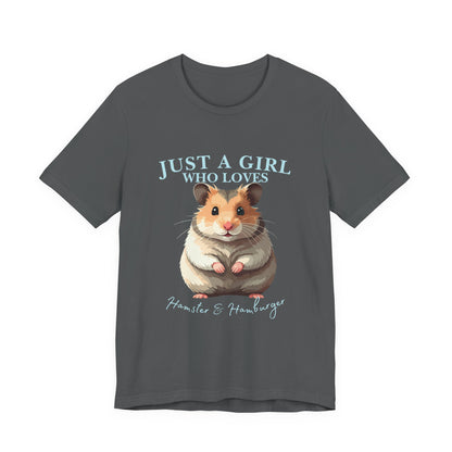 Cute Hamster Lover Tee, Unisex Jersey Short Sleeve Tee, Gifts for Animal Lovers, Pet Owner T-Shirt, Birthday Gift, Hamster Apparel