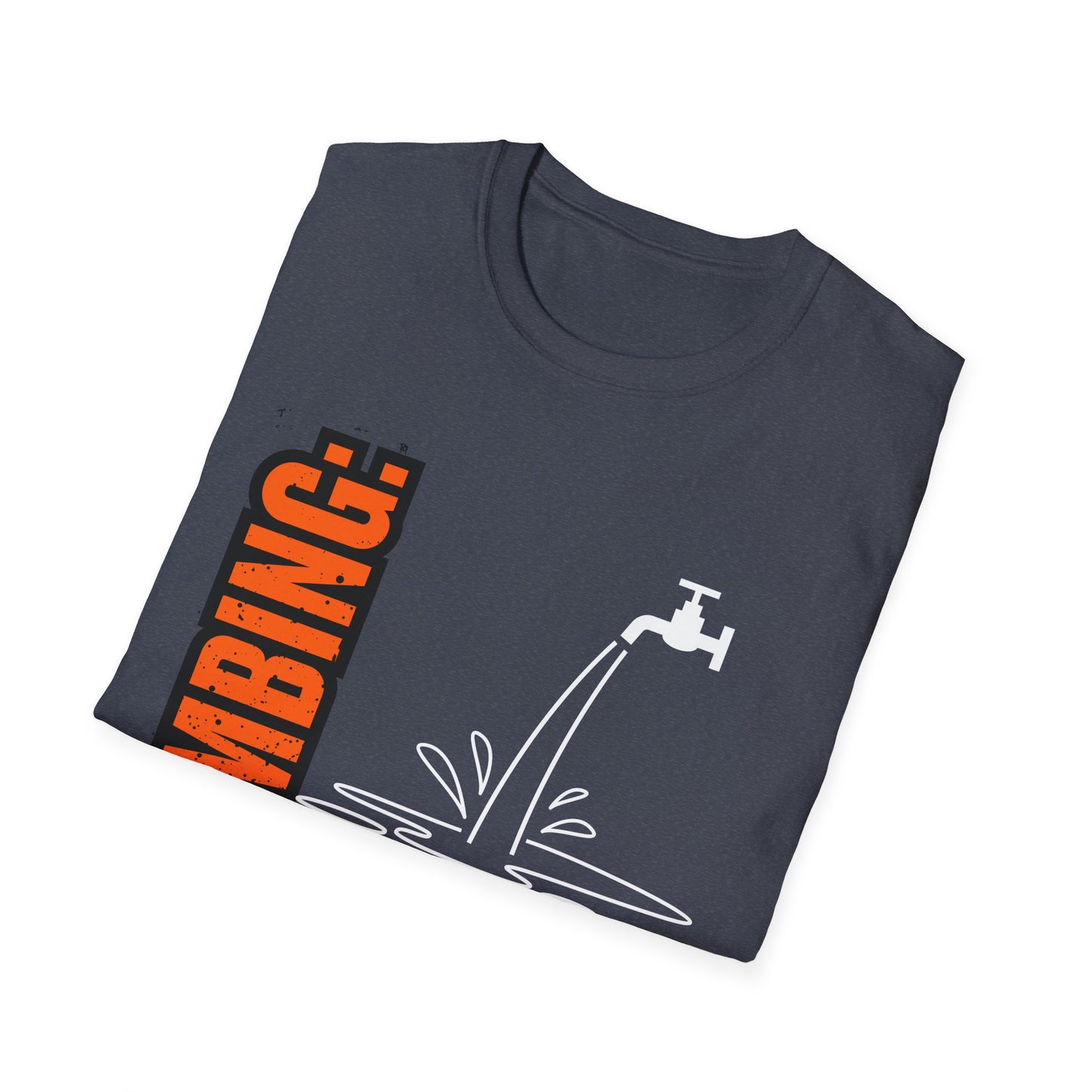 Plumbing Flow State Tee, Unisex Softstyle T-Shirt, Casual Workwear, Gift for Plumbers, Home Improvement Enthusiasts