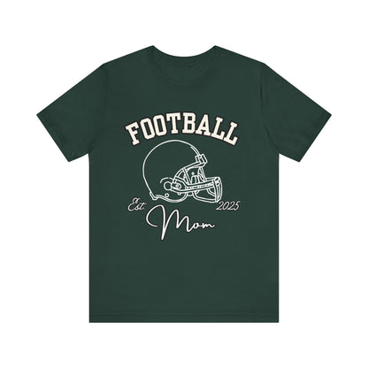 Football Mom Unisex Tee, Sports Fan Shirt, Gift for Moms, Casual Wear, Football Season Apparel, Family Game Day Top