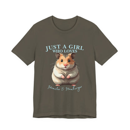 Cute Hamster Lover Tee, Unisex Jersey Short Sleeve Tee, Gifts for Animal Lovers, Pet Owner T-Shirt, Birthday Gift, Hamster Apparel
