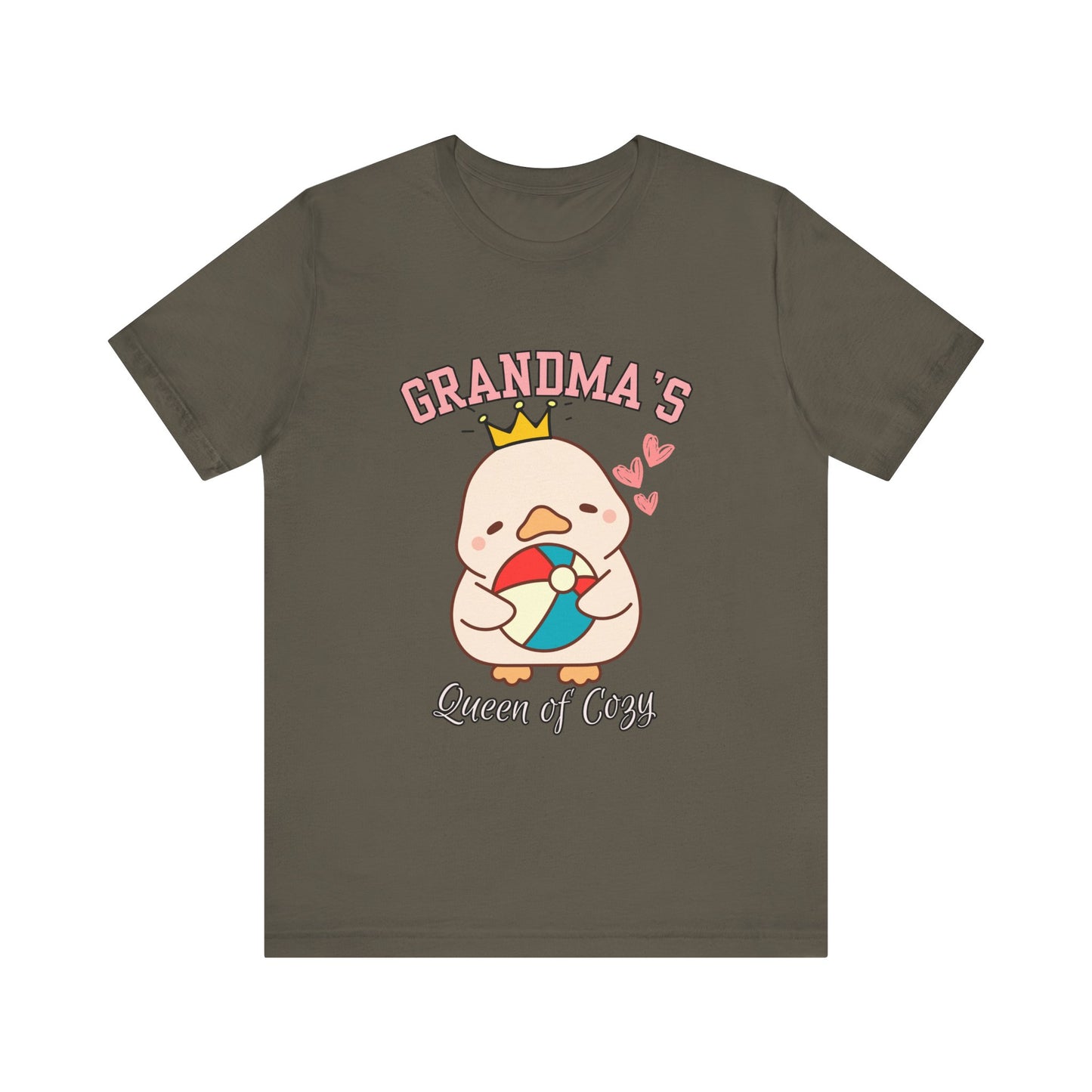 Grandma's Queen of Corgis Tee, Cute Pet Lovers Shirt, Gift for Dog Moms, Unique Grandma Gift, Casual T-Shirt, Fun Animal Tee