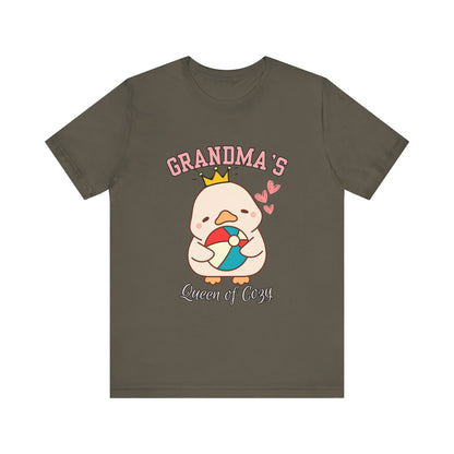 Grandma's Queen of Corgis Tee, Cute Pet Lovers Shirt, Gift for Dog Moms, Unique Grandma Gift, Casual T-Shirt, Fun Animal Tee