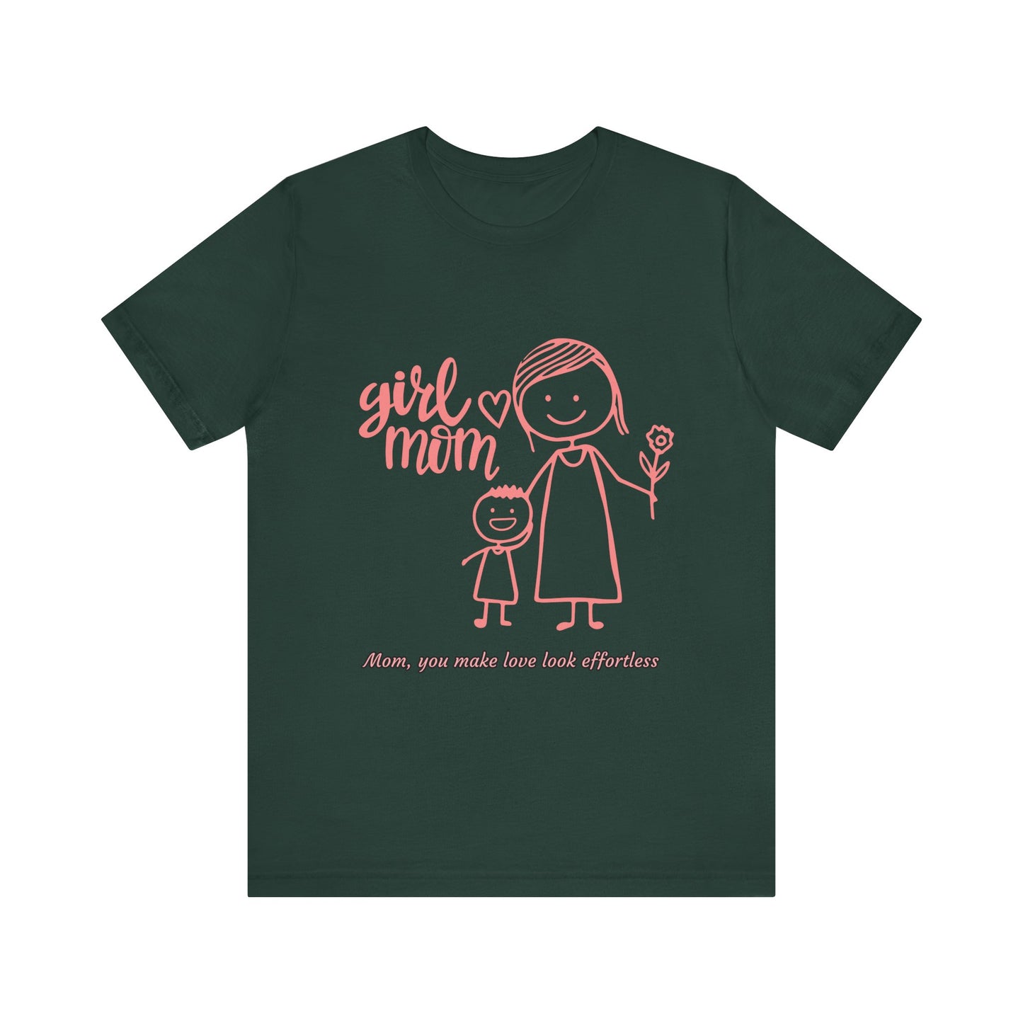 Mom Love Graphic Tee - Cute Mother's Day Gift, Family T-Shirt, Gift for Mom, Cute Apparel, Unisex Shirt