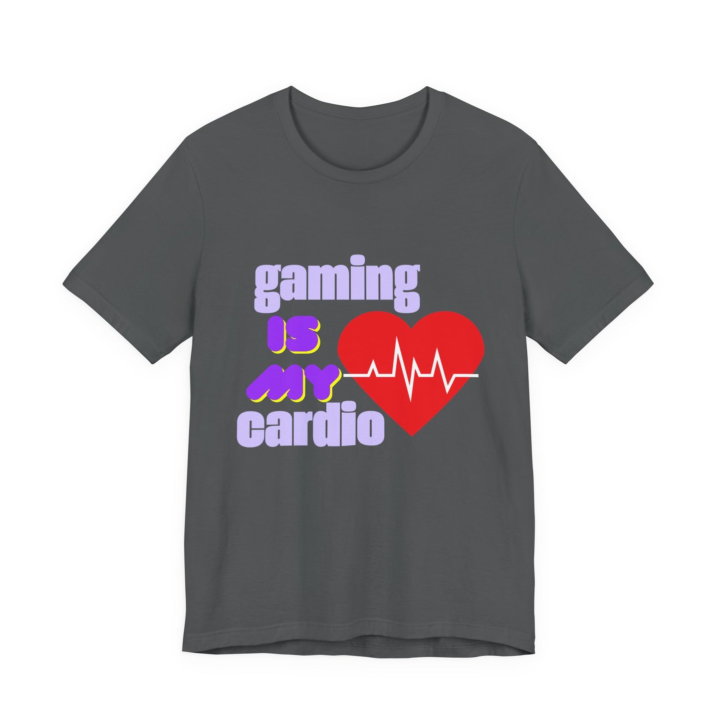 Gaming Is My Cardio Tee, Unisex T-Shirt, Gamer Shirt, Casual Wear, Perfect Gift for Gamers, Fun Graphic Tee