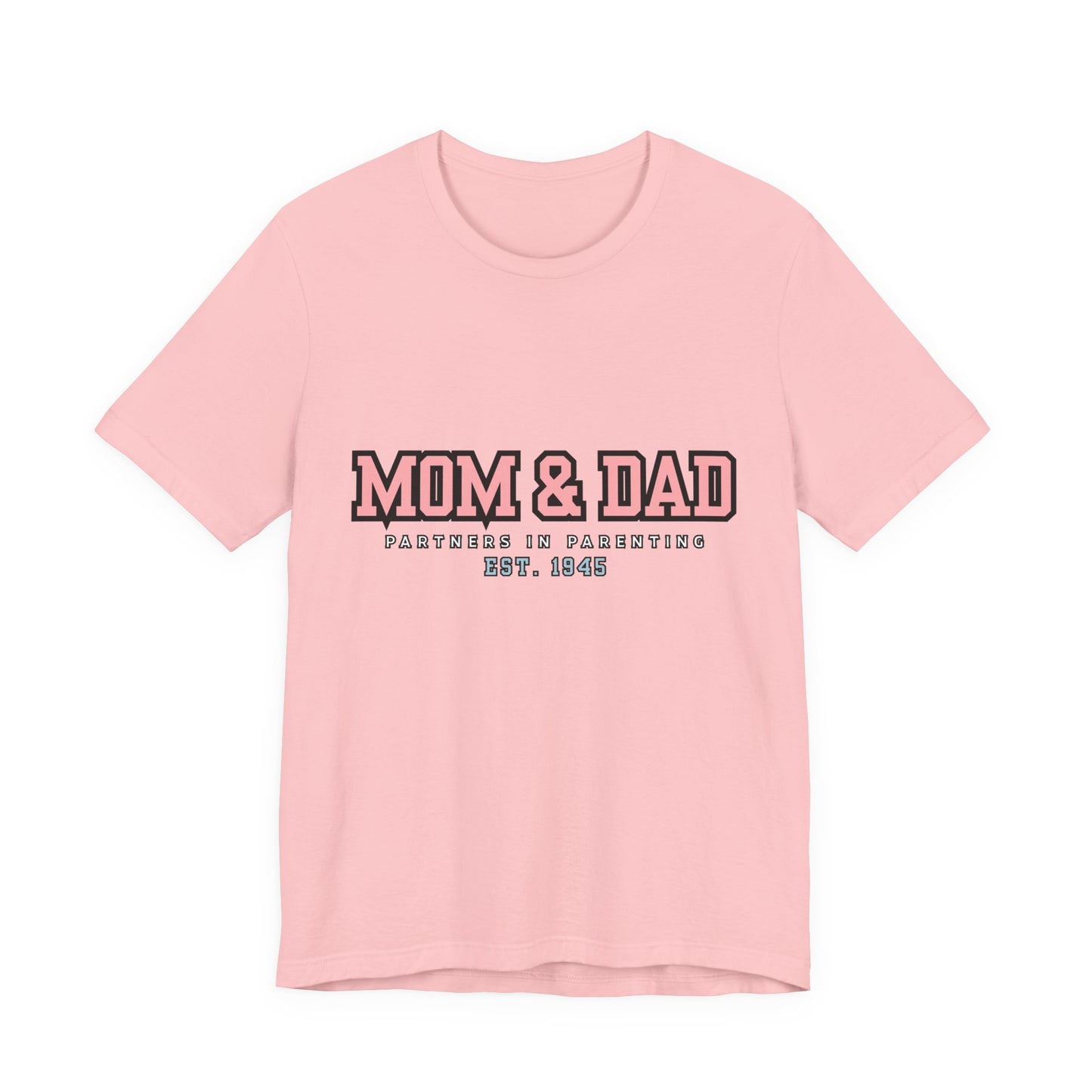 Mom & Dad Partner in Parenting Tee, Family Matching Tee, Parent T-Shirt, Gift for New Parents, Cute Family Shirt, Unisex Graphic Tee