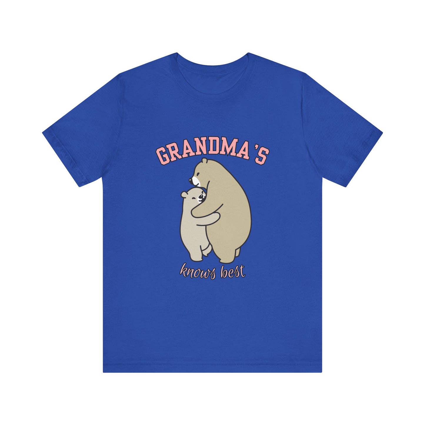 Grandma's Bears Unisex Short Sleeve Tee, Cute T-Shirt for Grandma, Gift for Grandparents, Birthday Gift, Family Matching Outfits