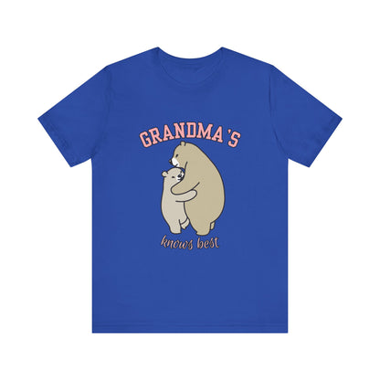 Grandma's Bears Unisex Short Sleeve Tee, Cute T-Shirt for Grandma, Gift for Grandparents, Birthday Gift, Family Matching Outfits
