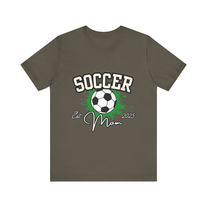 Soccer Mom Pride Unisex Jersey Tee, Sports Shirt, Gift for Soccer Lovers, Casual Wear, Athletic Tee, Soccer Mom Gift