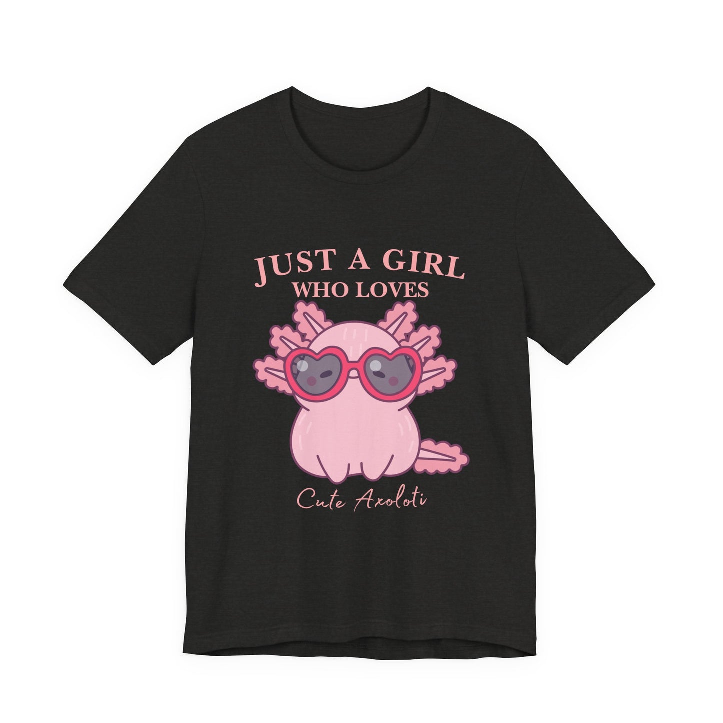 Cute Axolotl Tee for Girls, Just a Girl Who Loves, Unisex Jersey T-Shirt, Animal Lover Gift, Casual Summer Shirt, Adorable Graphic [...]
