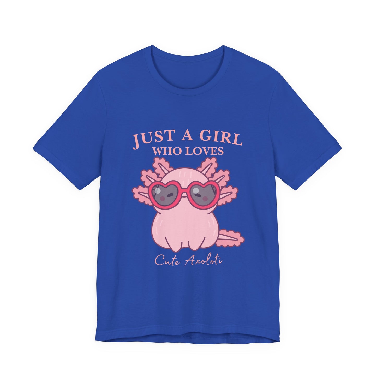 Cute Axolotl Tee for Girls, Just a Girl Who Loves, Unisex Jersey T-Shirt, Animal Lover Gift, Casual Summer Shirt, Adorable Graphic [...]