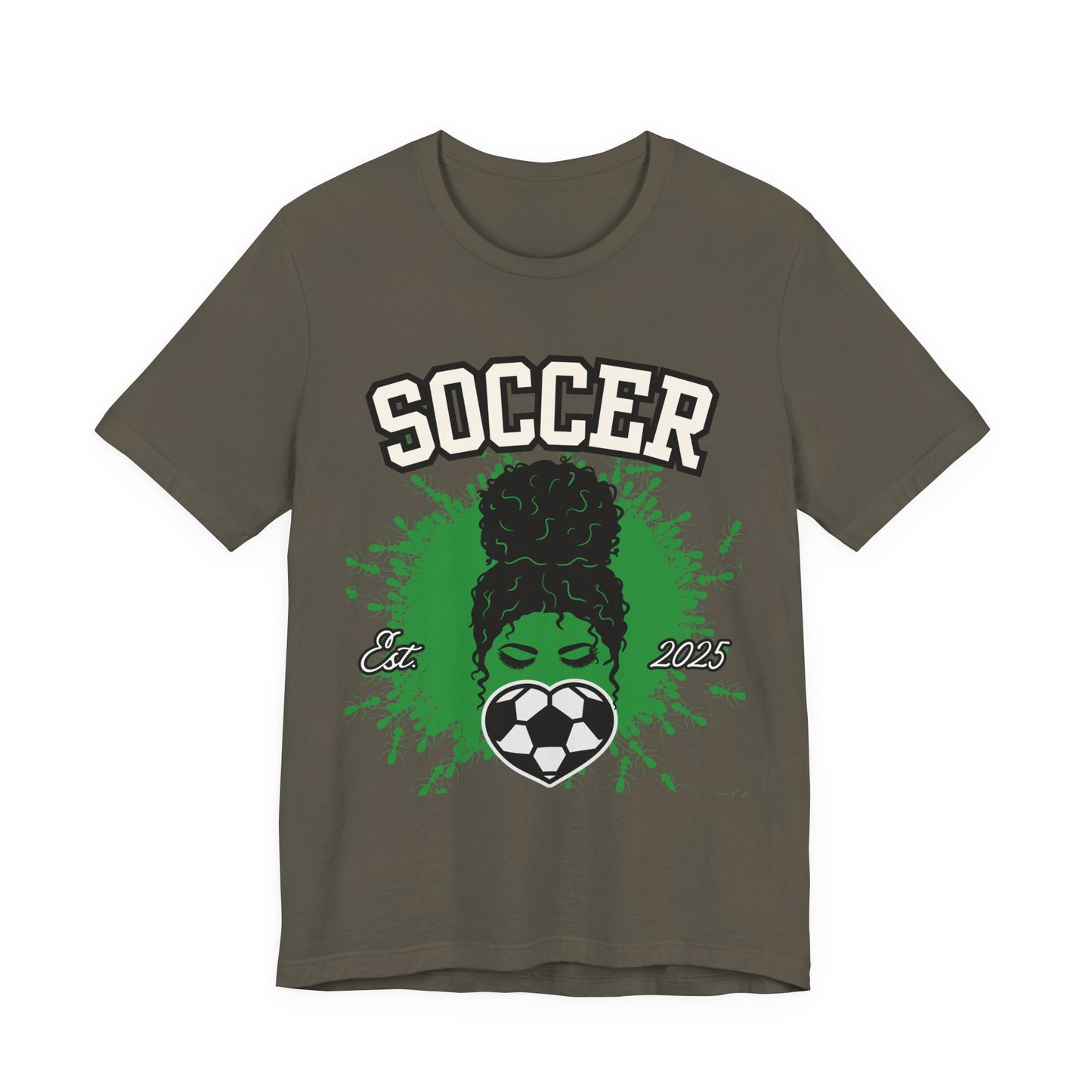 Soccer Queen Graphic Tee, Perfect for Game Day, Sports Lover Gift, Unisex Short Sleeve Tee, Soccer Mom Shirt, Athlete Apparel