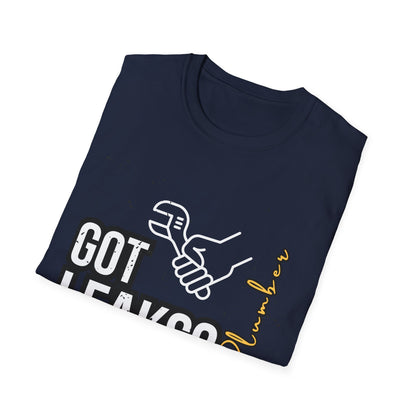 Plumber Skills T-Shirt - Got Leaks? I've Got Skills - Funny Plumbing Tee, Gift for Plumbers, Father's Day Gift, Casual Wear