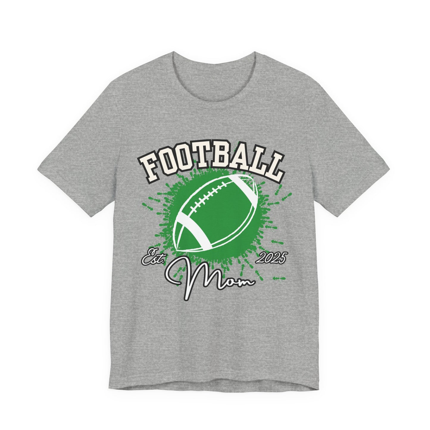 Football Mom Tee, Unisex Short Sleeve T-Shirt, Perfect Gift for Sports Moms, Game Day Apparel, Casual Weekend Wear