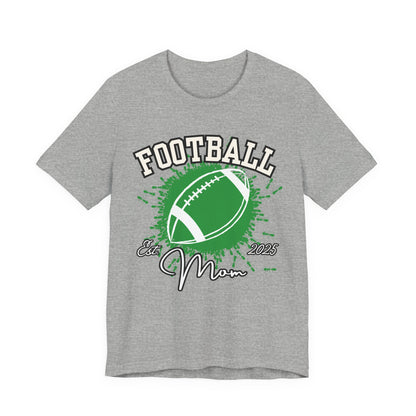 Football Mom Tee, Unisex Short Sleeve T-Shirt, Perfect Gift for Sports Moms, Game Day Apparel, Casual Weekend Wear