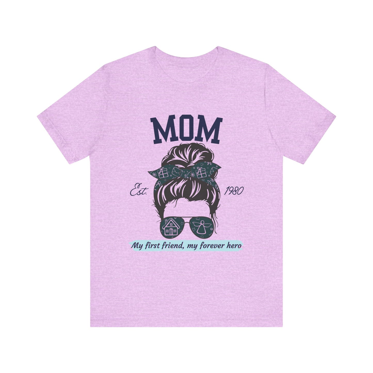 Mom Life Unisex Tee - Est. 1980, Gift for New Moms, Birthday Gift, Casual Wear, Mother's Day Shirt, Trendy Graphic T-Shirt