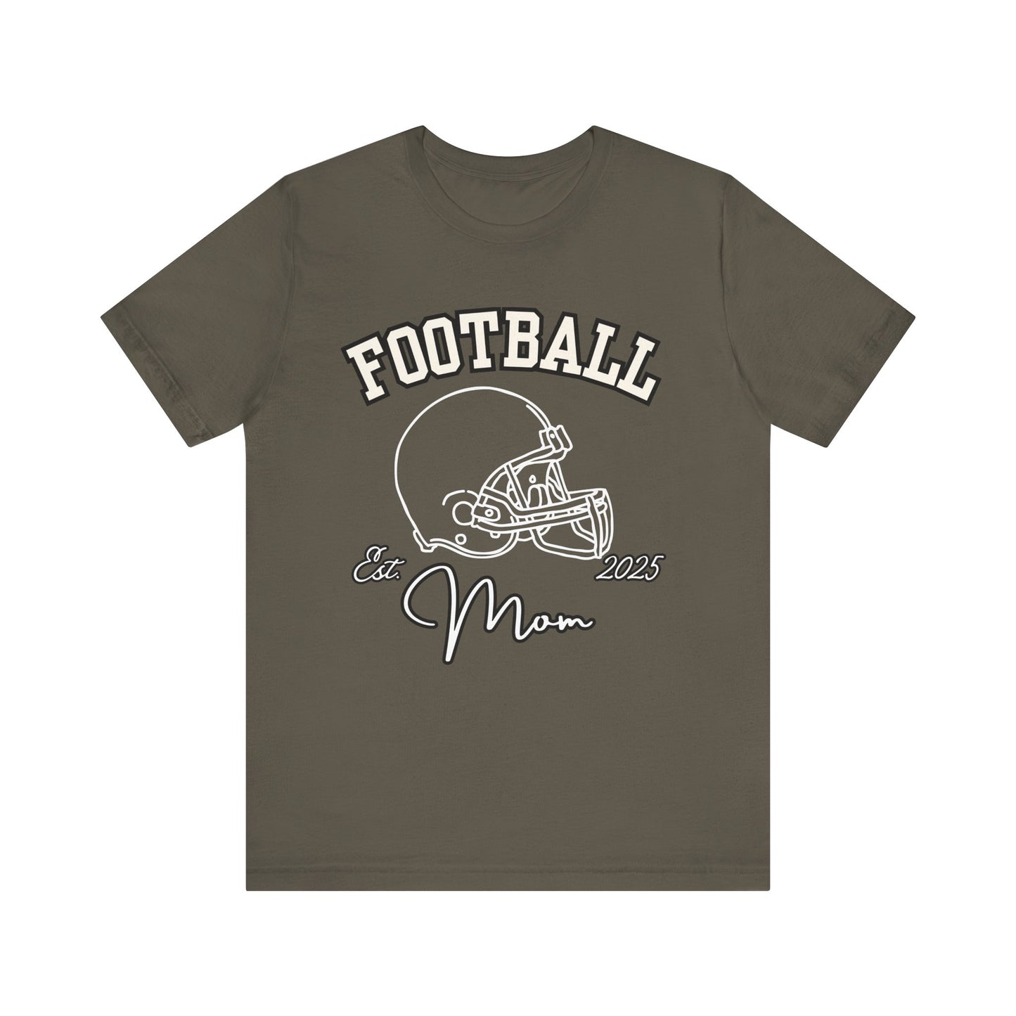 Football Mom Unisex Tee, Sports Fan Shirt, Gift for Moms, Casual Wear, Football Season Apparel, Family Game Day Top