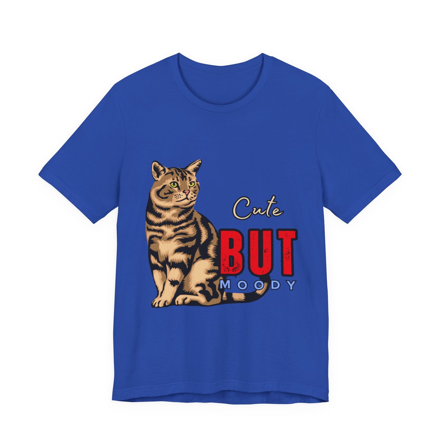 Cute But Moody Cat Tee - Unisex Jersey T-Shirt for Cat Lovers, Funny Pet Shirt, Gift for Cat Owners, Birthday or Holiday Apparel, [...]