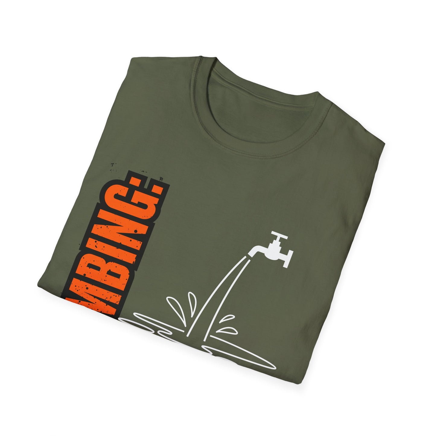 Plumbing Flow State Tee, Unisex Softstyle T-Shirt, Casual Workwear, Gift for Plumbers, Home Improvement Enthusiasts