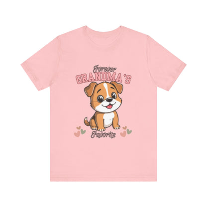 Cute Dog Grandma Tee, Dog Lover Gift, Mother's Day T-Shirt, Pet Lover Top, Unisex Short Sleeve Shirt