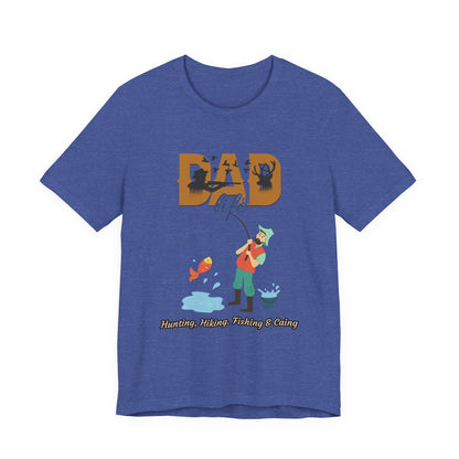 Dad Life Fishing Tee, Perfect for Fathers Day, Outdoor Adventures, Casual Wear, Gift for Dads, Fishing Enthusiasts