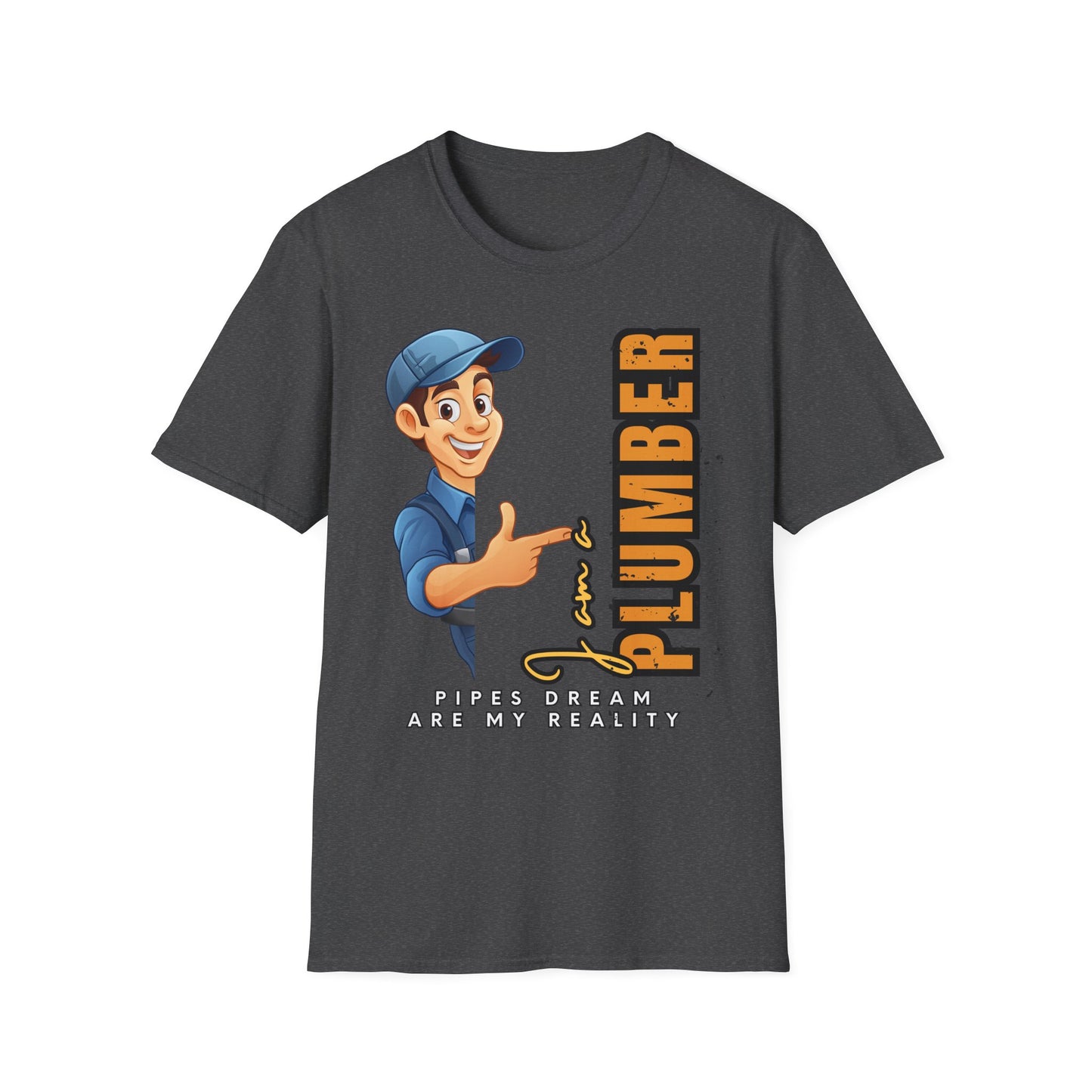 Plumber RealityT-Shirt, Funny Plumbing Tee, Gift for Plumbers, Casual Work Shirt, Father's Day Gift, Home Repair Humor