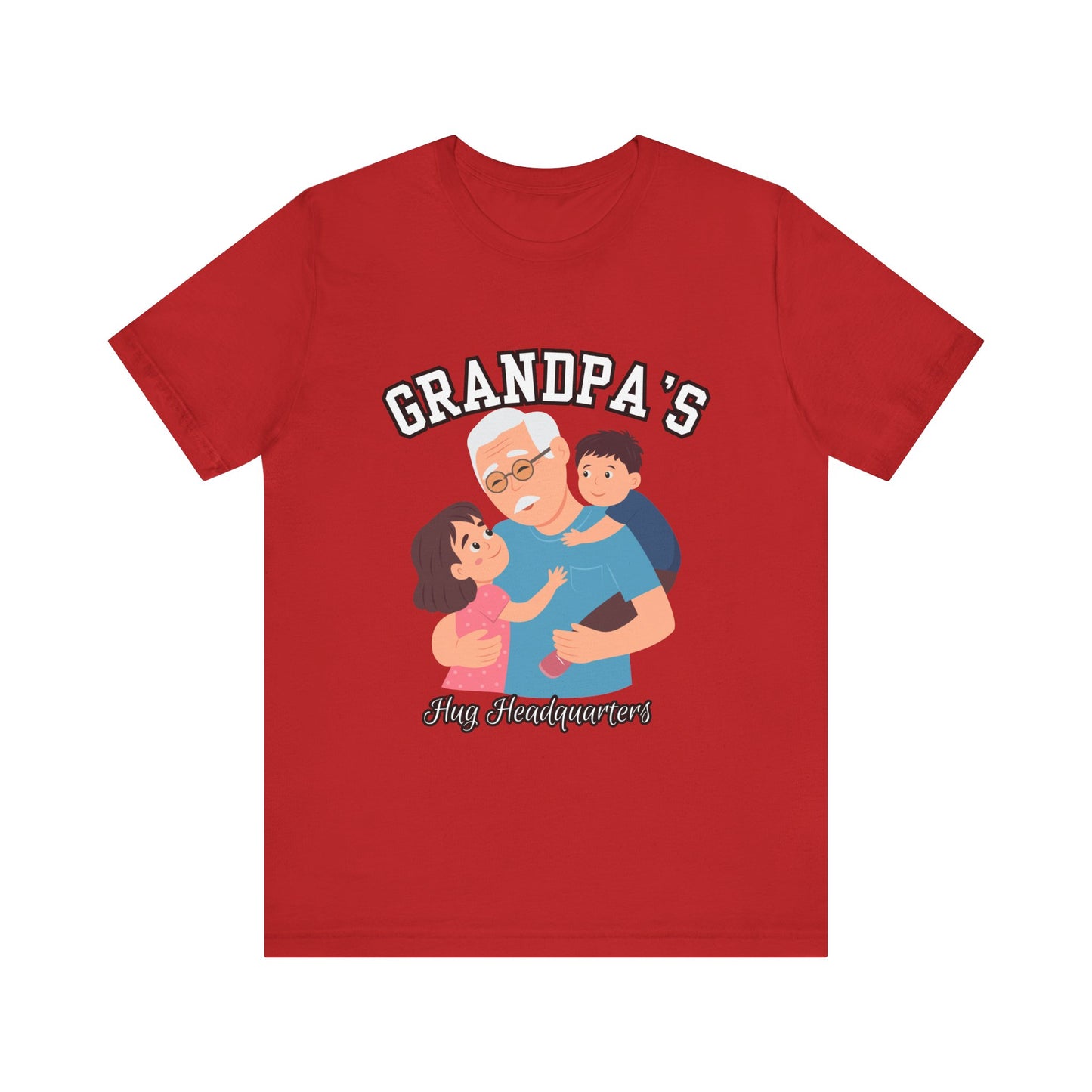 Grandpa's Fun Headquarters Tee | Family Gift, Father's Day, Grandparent's Day, Casual Wear, Cute Graphic Shirt