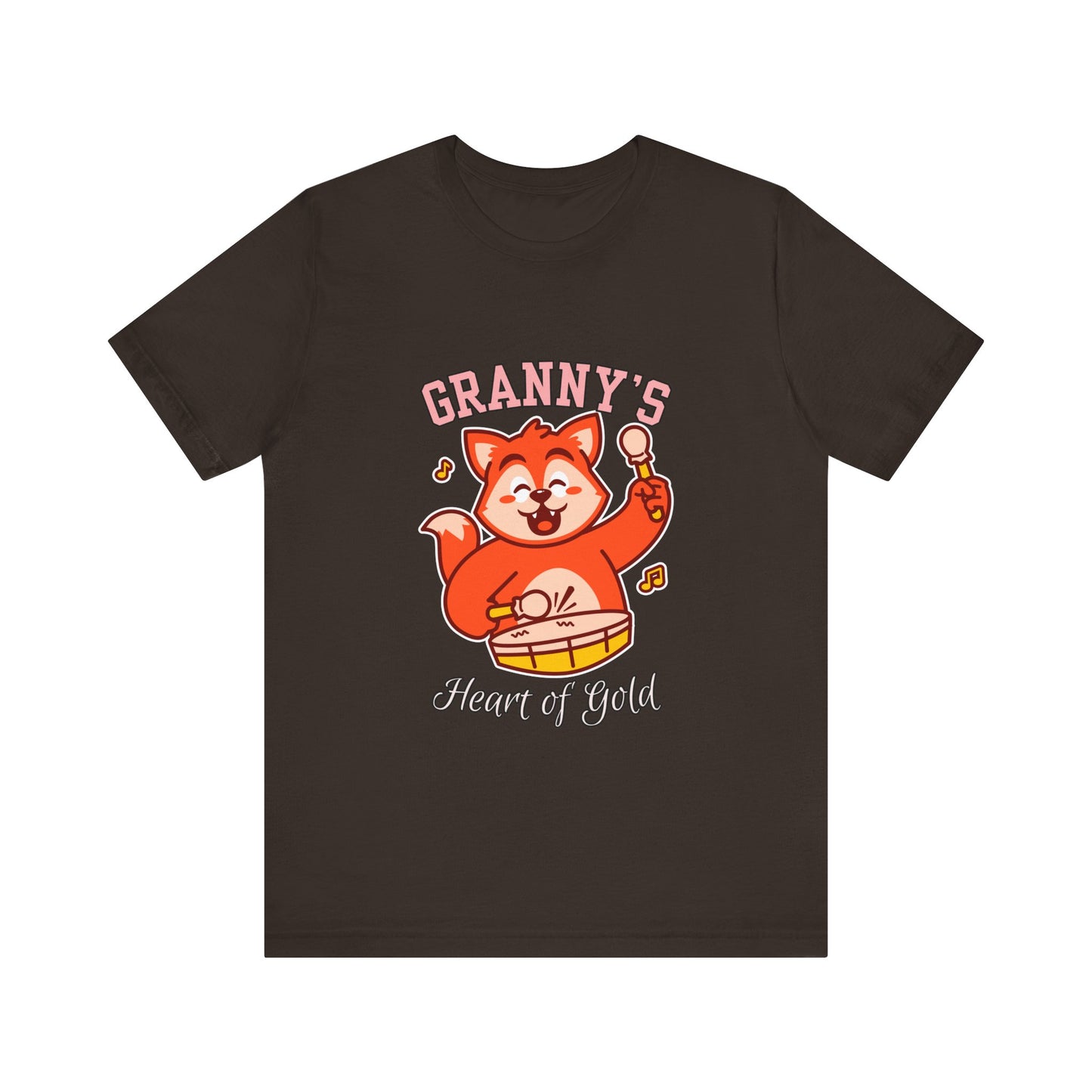 Granny's Heart of Gold Tee, Cute Graphic T-Shirt, Gift for Grandma, Casual Wear, Family Celebration Shirt
