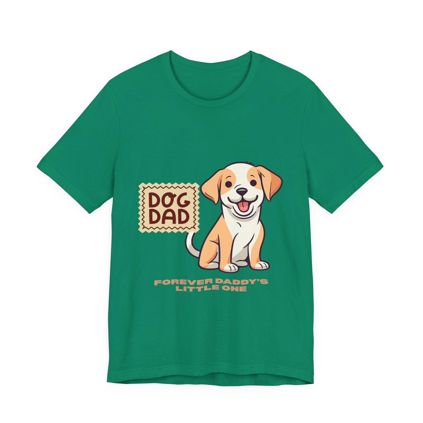 Dog Dad T-Shirt, Perfect Gift for Pet Lovers, Father's Day Apparel, Unisex Casual Tee, Dog Lover Shirt, Cute Dog Dad Design