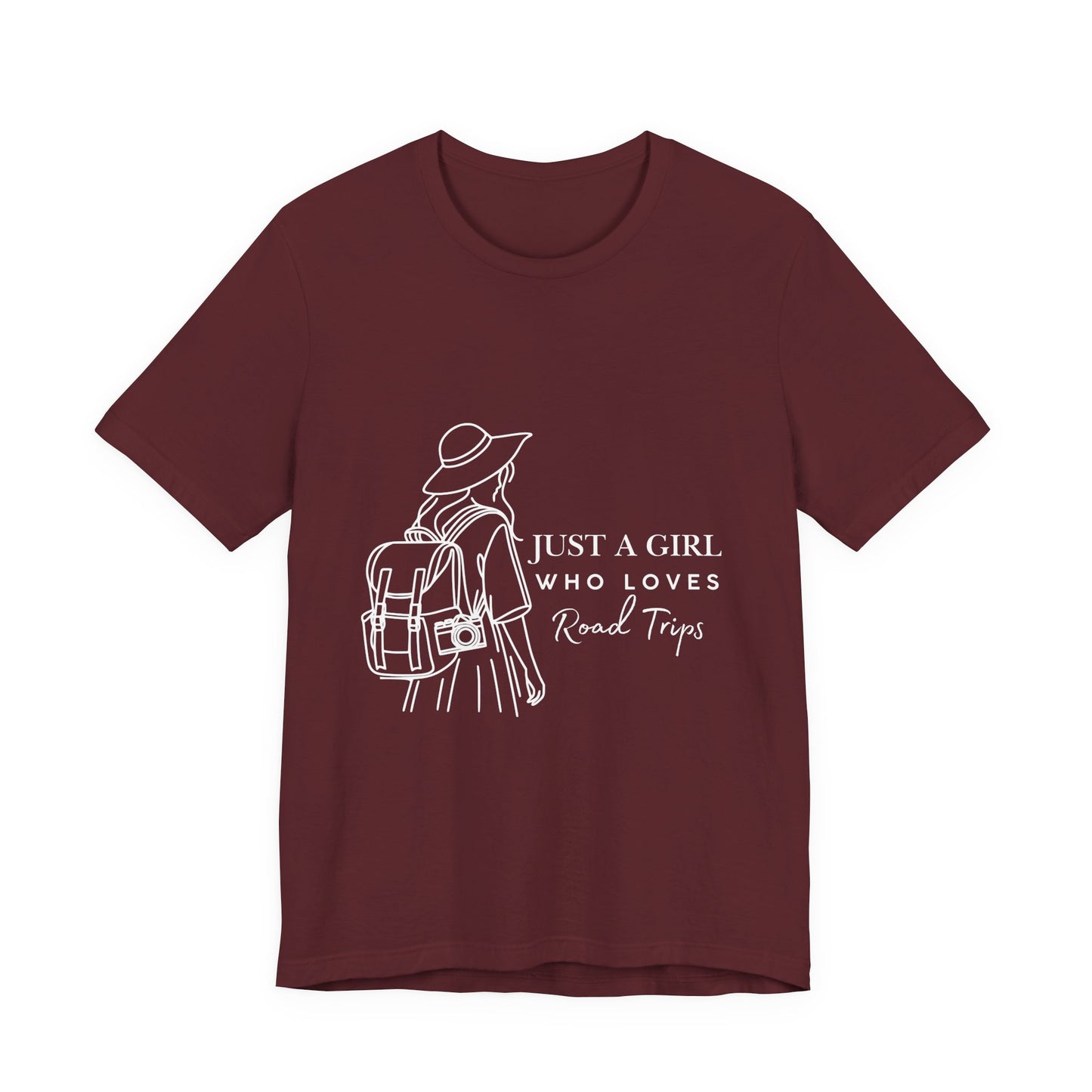 Adventure-Ready Tee for Girls | 'Just a Girl Who Loves Road Trips' | Travel Shirt, Vacation Outfit, Gift for Travelers, Summer [...]