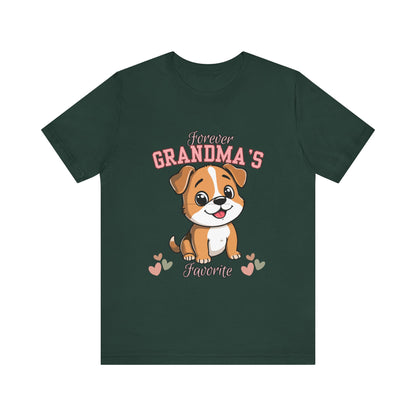 Cute Dog Grandma Tee, Dog Lover Gift, Mother's Day T-Shirt, Pet Lover Top, Unisex Short Sleeve Shirt