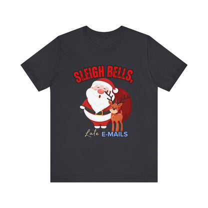 Festive Santa Graphic Tee, Holiday Apparel, Unisex Christmas Shirt, Funny Christmas Gift, Seasonal T-Shirt