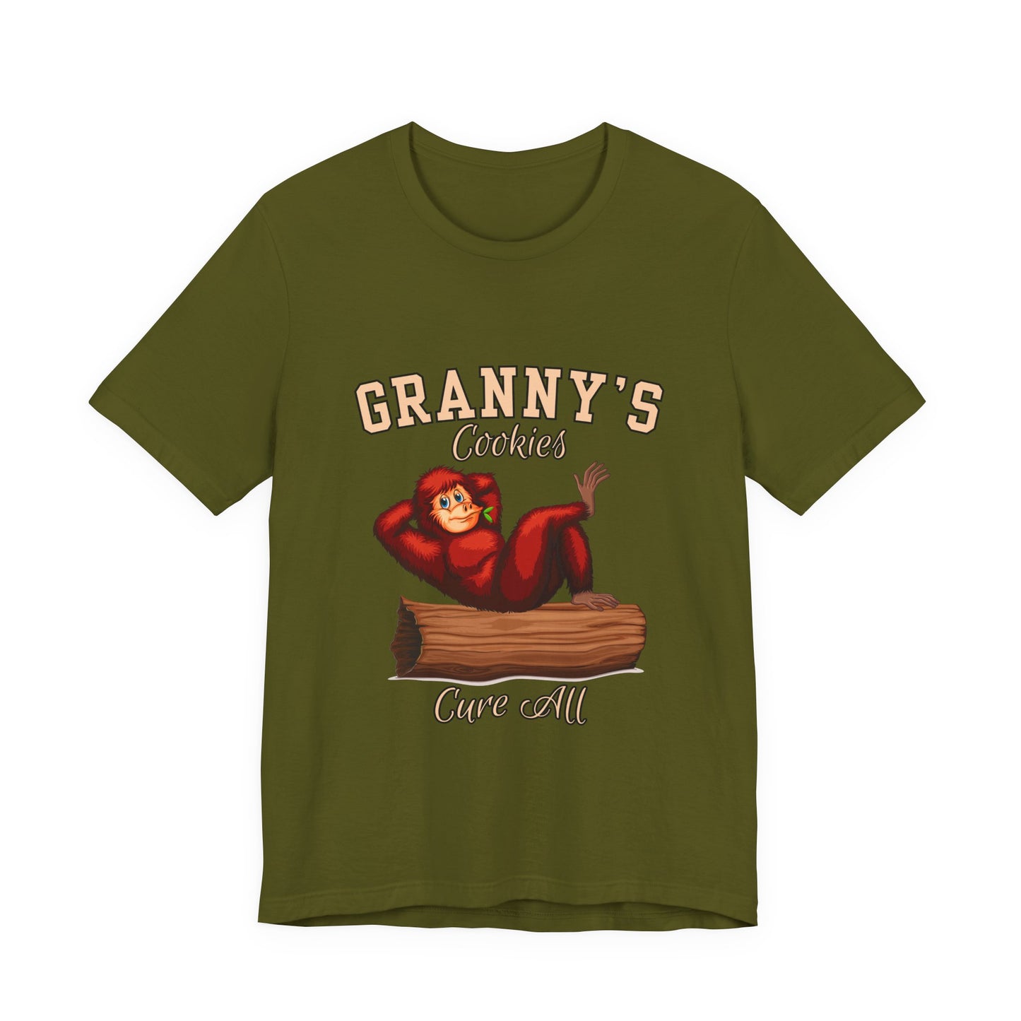 Granny's Cookies Unisex Tee, Cute Cookie Lover Gift, Baking T-Shirt, Funny Foodie Apparel, Family Gathering Shirt, Holiday Gift Idea