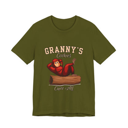 Granny's Cookies Unisex Tee, Cute Cookie Lover Gift, Baking T-Shirt, Funny Foodie Apparel, Family Gathering Shirt, Holiday Gift Idea