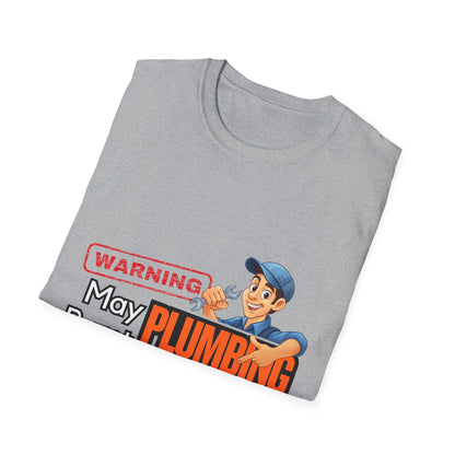 Funny Plumbing Advice T-Shirt, Gift for Plumbers, Unisex Tee, Humor Shirt, Plumbing Humor, Workwear, Dad Gift