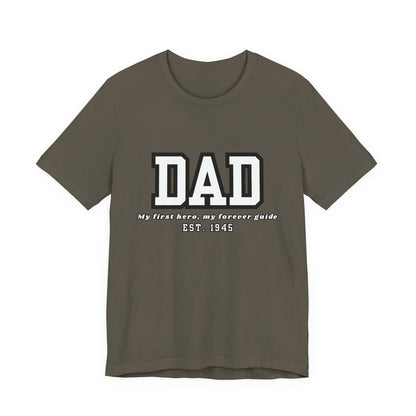 Dad Est. 1986 Unisex Tee - Gift for Father's Day, Birthday Tee, Casual Wear, Family T-Shirt, Dad's Day Out