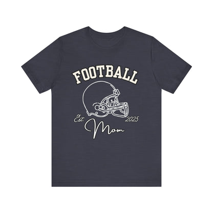 Football Mom Unisex Tee, Sports Fan Shirt, Gift for Moms, Casual Wear, Football Season Apparel, Family Game Day Top