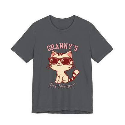 Cool Cat Grandma Tee | Fun Cat Shirt, Gifts for Cat Lovers, Quirky Quote Top, Cat Mom Gift, Casual Wear
