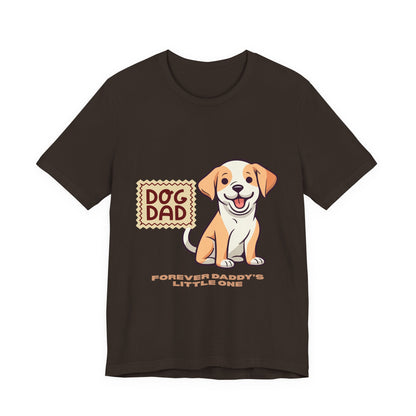 Dog Dad T-Shirt, Perfect Gift for Pet Lovers, Father's Day Apparel, Unisex Casual Tee, Dog Lover Shirt, Cute Dog Dad Design