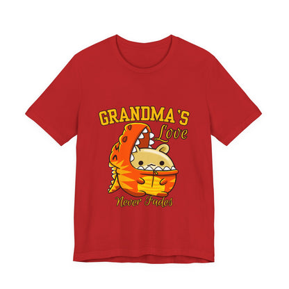 Grandma's Love Unisex Tee, Cute Family T-Shirt, Gifts for Grandma, Birthday Shirt, Summer Casual Wear, Cute Graphic Tee
