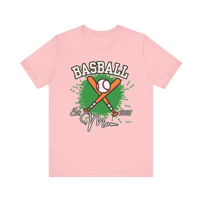 Baseball Mom Unisex Jersey Tee - Soft Cotton Shirt for Sports Enthusiasts, Great Gift for Mother's Day, Game Day Apparel, Team Spirit Wear