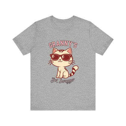 Cool Cat Grandma Tee | Fun Cat Shirt, Gifts for Cat Lovers, Quirky Quote Top, Cat Mom Gift, Casual Wear