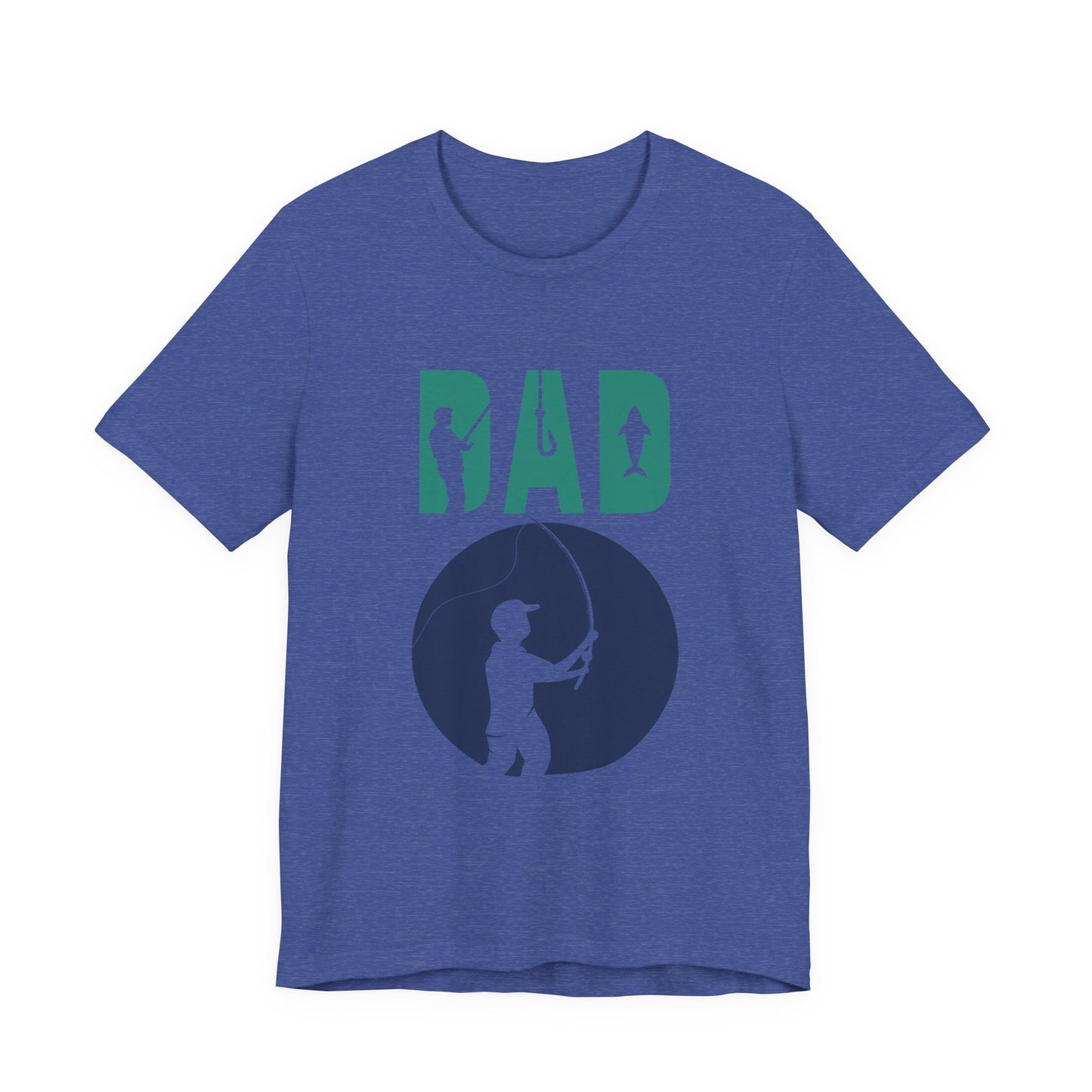 Fishing Dad Tee - Unisex Jersey Short Sleeve T-Shirt for Father's Day, Fishing Lover Gift, Dad's Birthday, Casual Wear, Gift for Him