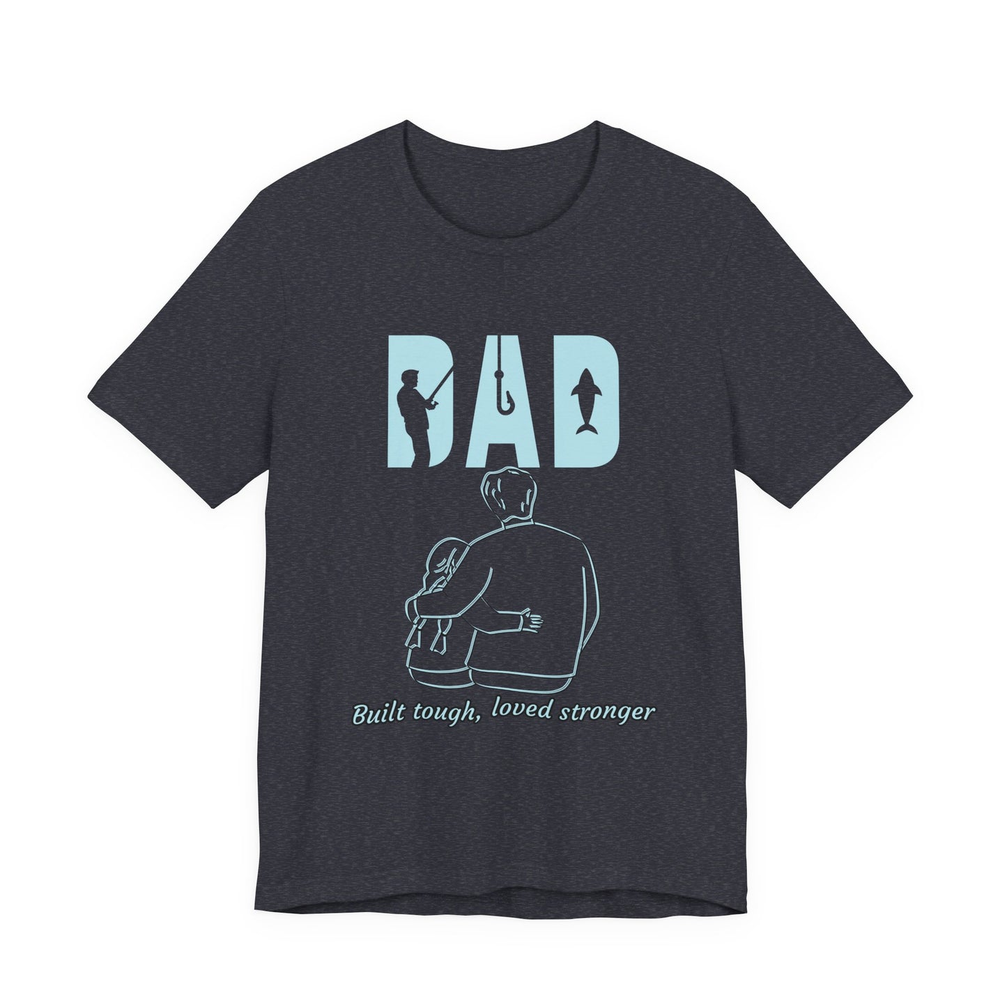 Dad's Love Unisex Tee, Perfect Gift for Father's Day, Birthday, Casualwear, Family Time, Outdoor Adventure